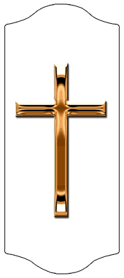 DARAY-C-510-CP-WT Copper Single Cross White